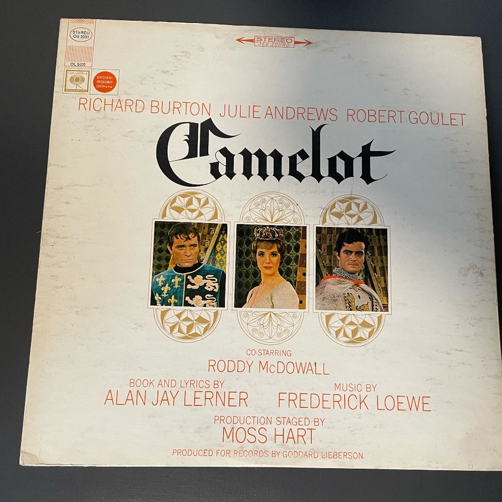 1960 'Camelot' Sountrack on vinyl record
